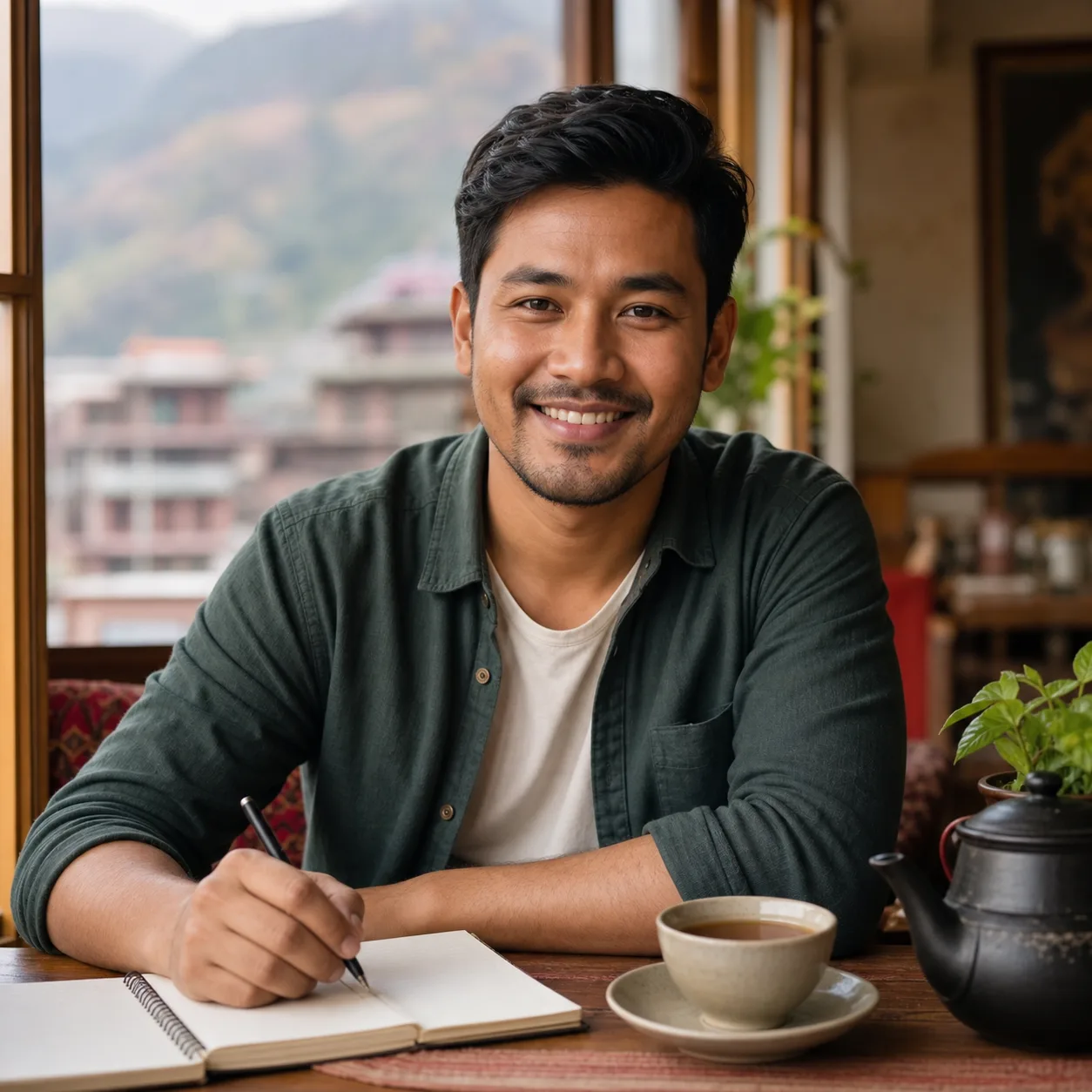 Friendly Nepali AI conversation practice avatar