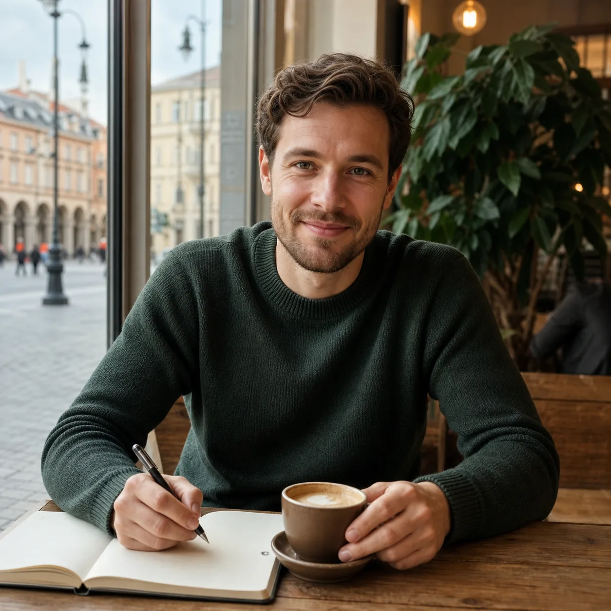 Friendly Polish AI conversation practice avatar