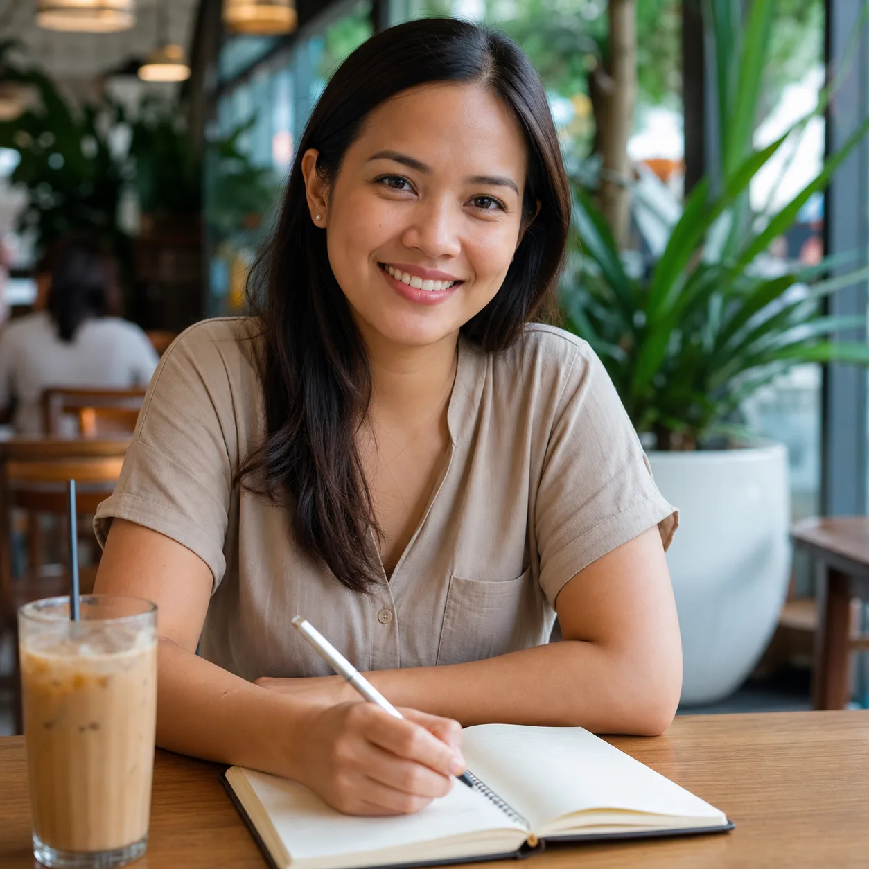 Friendly Tagalog AI conversation practice avatar
