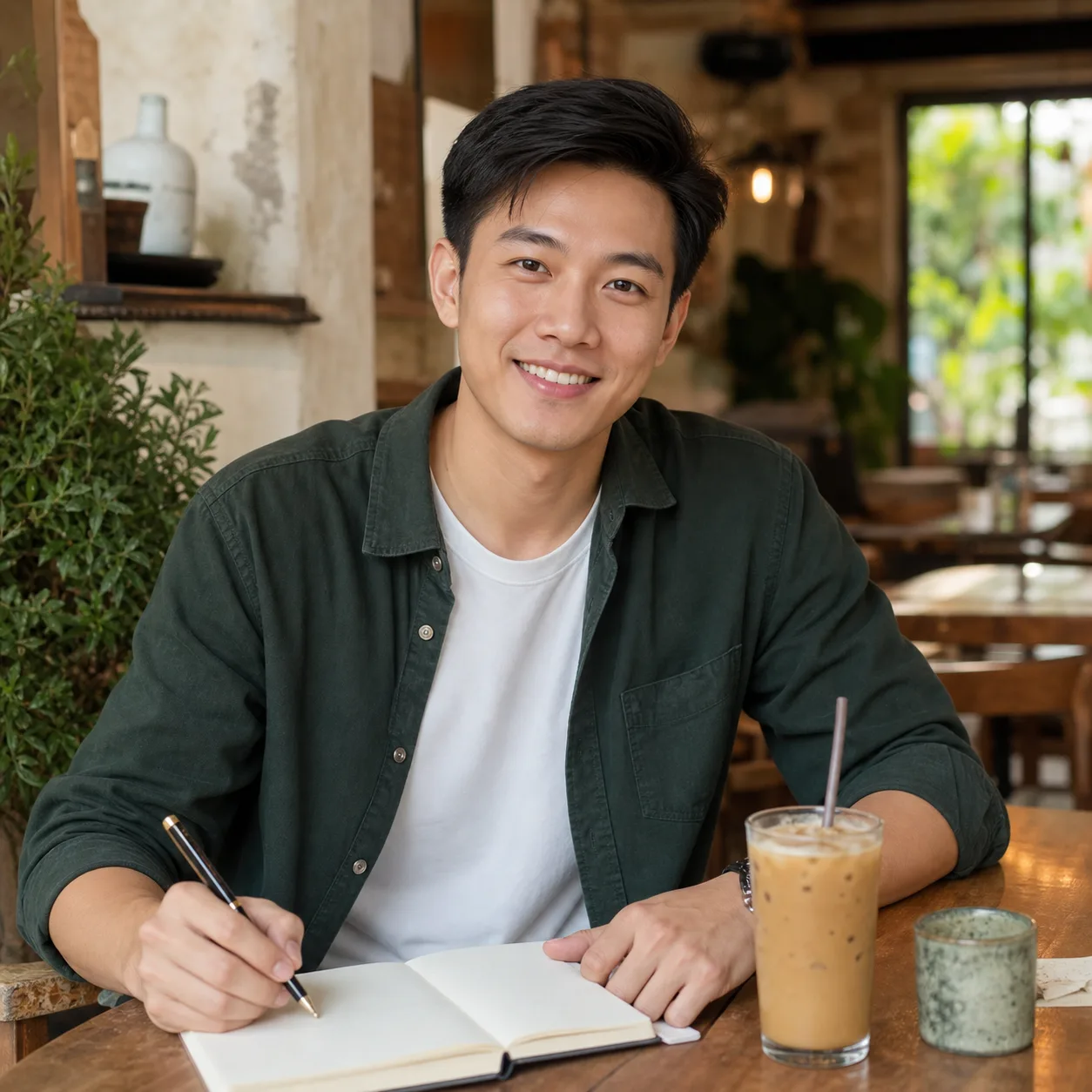 Friendly Vietnamese AI conversation practice avatar